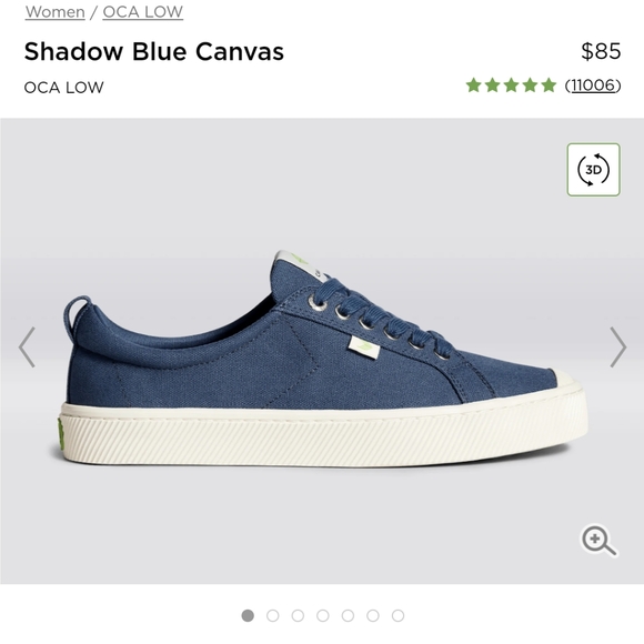 Cariuma (Shadow Blue Canvas/White Sole) 7.5 W - Picture 7 of 9